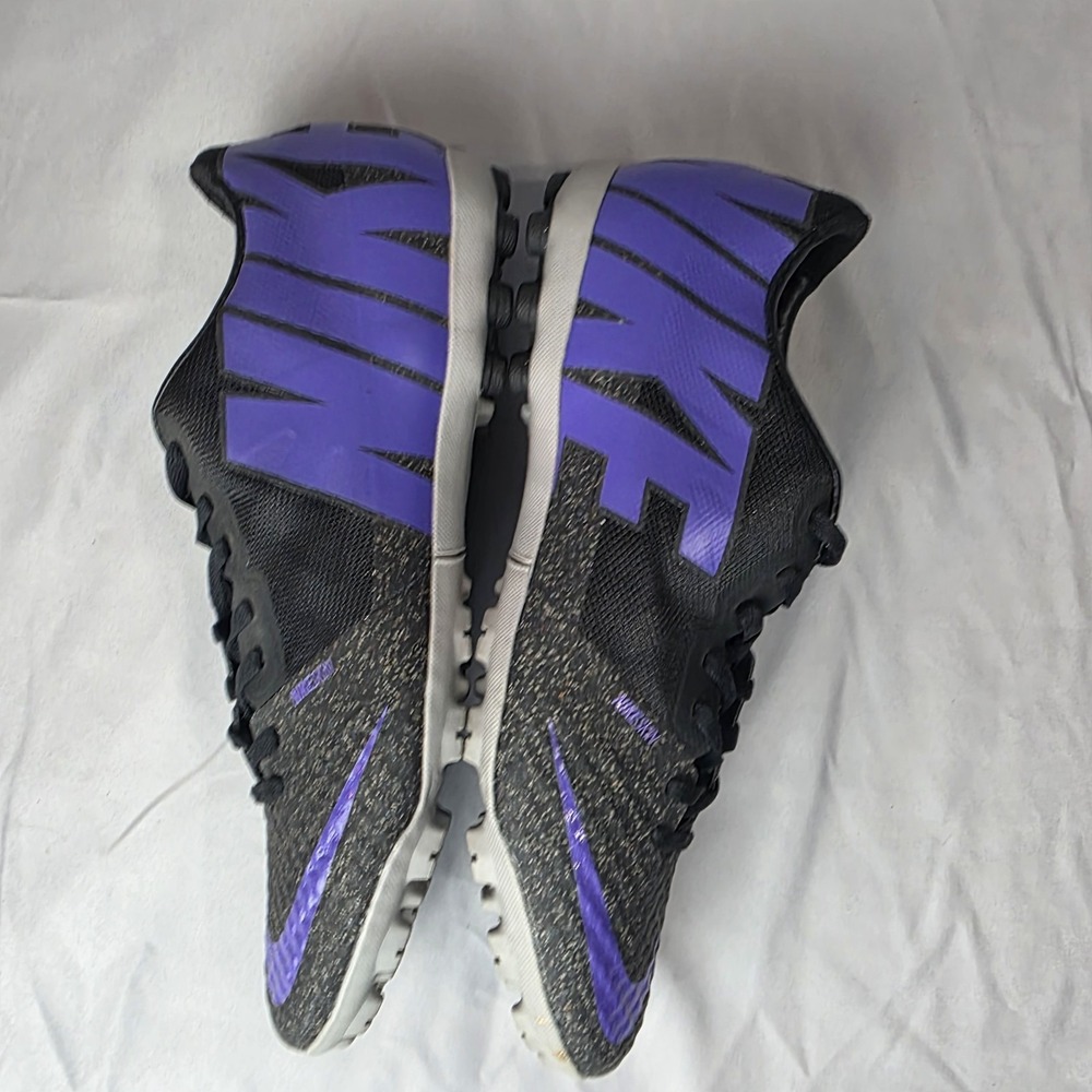 Nike FC247 Bomba Finale II ACC Mens Size 12.5 Black Puple Anthracite 580447-050 - Picture 10 of 16